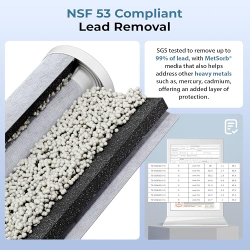 US21B-CPB 2-Stage Lead Removal Under Sink Water Filtration System