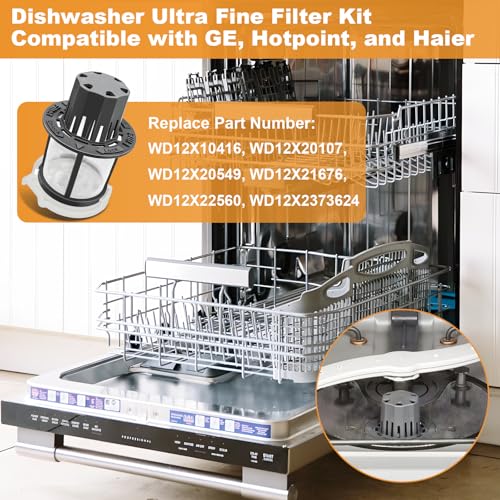 WD49X24057 Dishwasher Ultra Fine Filter Kit Replacement