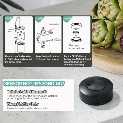 Touchless Kitchen Faucet Stainless Steel