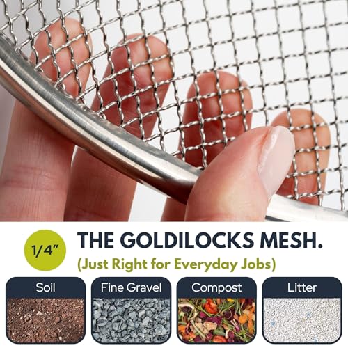 Round Soil Sifter