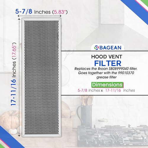 Stove Hood Vent Filter 5.83" x 17.65" for SB08999040