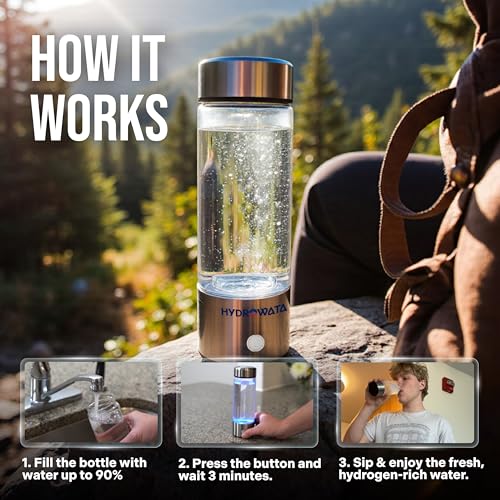 HydroWata Portable Hydrogen Water Bottle