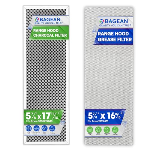 Stove Hood Vent Grease Filter 99010370 and Charcoal SB08999040