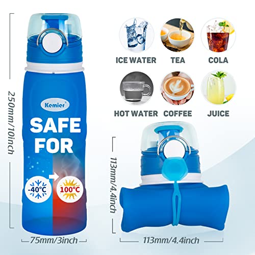 Collapsible Silicone Water Bottles