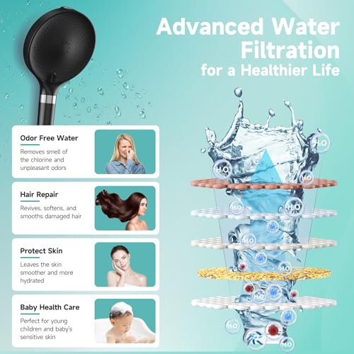 6“ Filtered Shower Head with Handheld