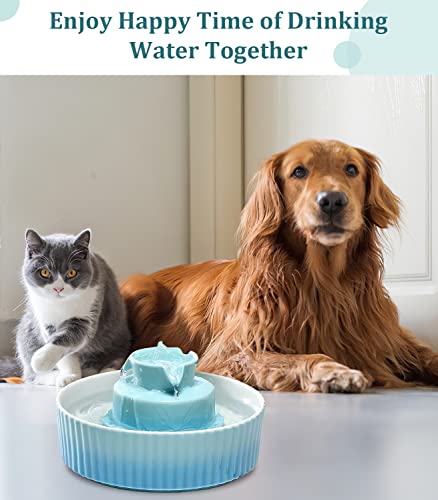 Ceramic Cat Water Fountain