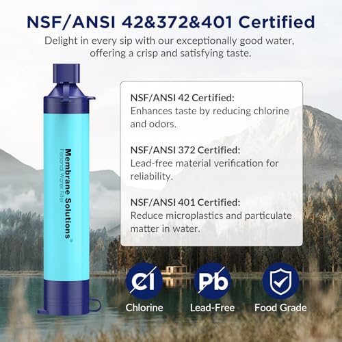 Personal Water Filter Straw S1 (2 Count)