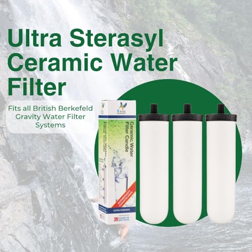 British Berkefeld Doulton Water Candle Compatible with Berkey Filter Replacement for BB9