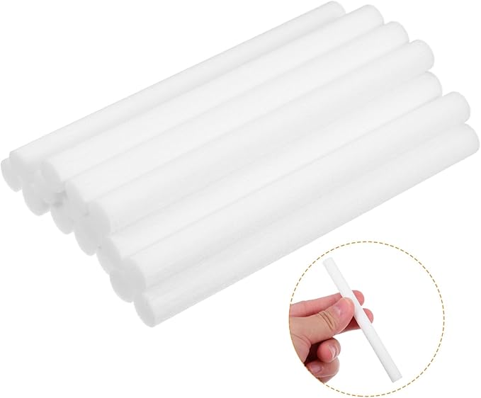 50pcs Cotton Filter Sticks for Essential Oil Diffusers and Car Diffusers Humidifier Cotton Sticks Practical Replacement for Home and Bathroom Use - AquaVibe
