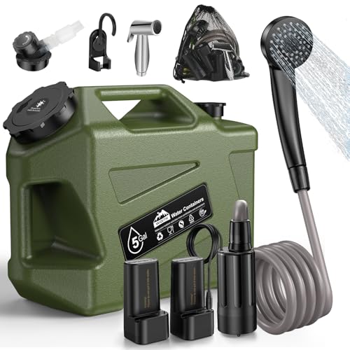 Portable Camping Shower with 5