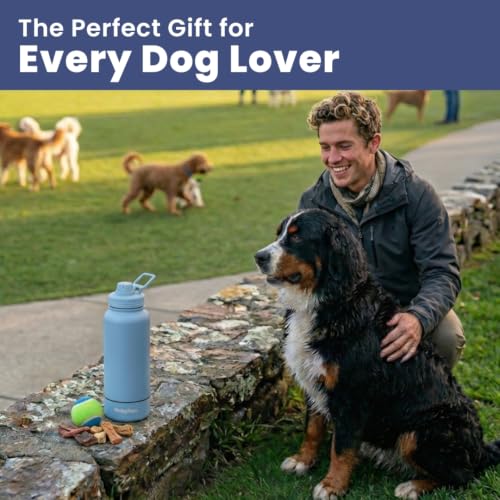 Dog Water Bottle with Detachable Bowl for Dog Lovers