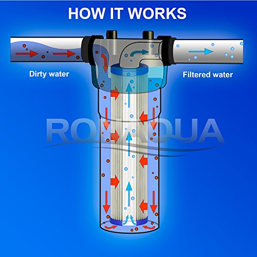 Pleated Sediment Water Filter Cartridge 9.87”x 2.5” Amplified Surface Area