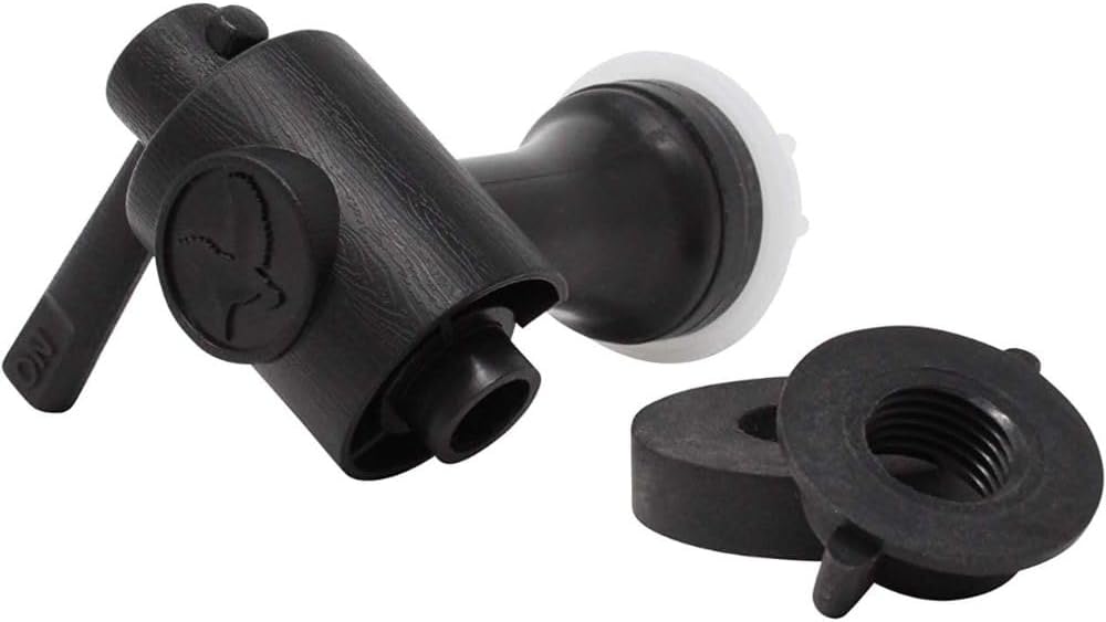 Replacement Gravity Tap for Stainless Steel or HCA2 Gravity Drinking Water Filter Housing ¦ W2313069 ¦ Black ¦ Fits Doulton and Other Gravity Filter Systems as Well ¦ 3.94 x 1.97 x 1.97 inches ¦
