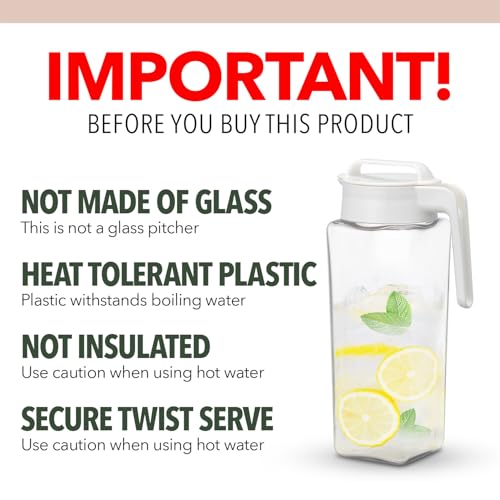 TwistServe Airtight Pitcher