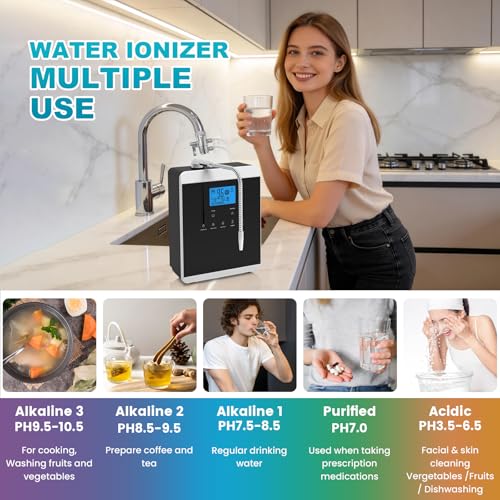 Alkaline Water Ionizer Machine for Home