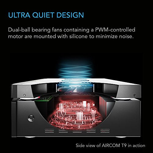 AIRCOM S7 Quiet Cooling Fan System 12" Top