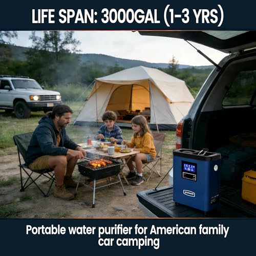 Portable Electric RO Water Filter System with UV Light