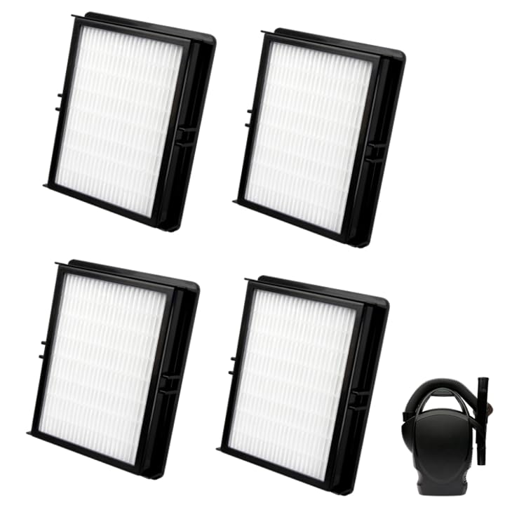 4 Pcs HF1000 HEPA Replacement Filters Compatible Oreck Buster BB1000 Vacuum (4 Count)