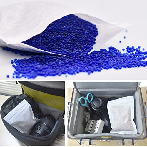 Net Weight 40LBS] Blue Indicating Silica Gel Beads Desiccants