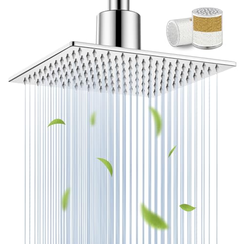 Filtered Shower Head for Hard Water