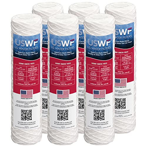 20 Micron 2.5" × 10" Sediment Filter (6 Count)
