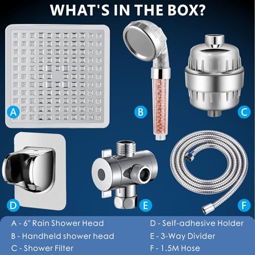 Filtered Shower Head Set