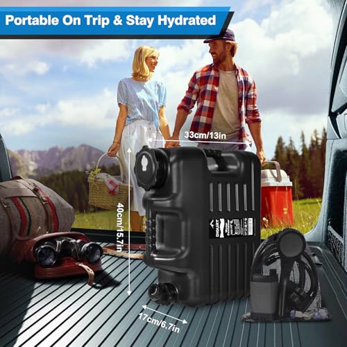 Portable Camping Shower with 5 Gallon Water Jug