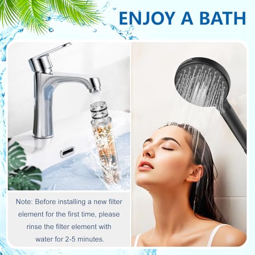 Water Filter Compatible with SR SUN RISE Handheld Shower Head