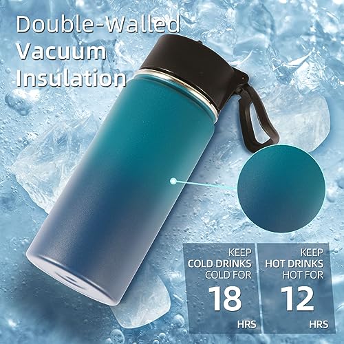 Kids Insulated Water Bottle with Straw
