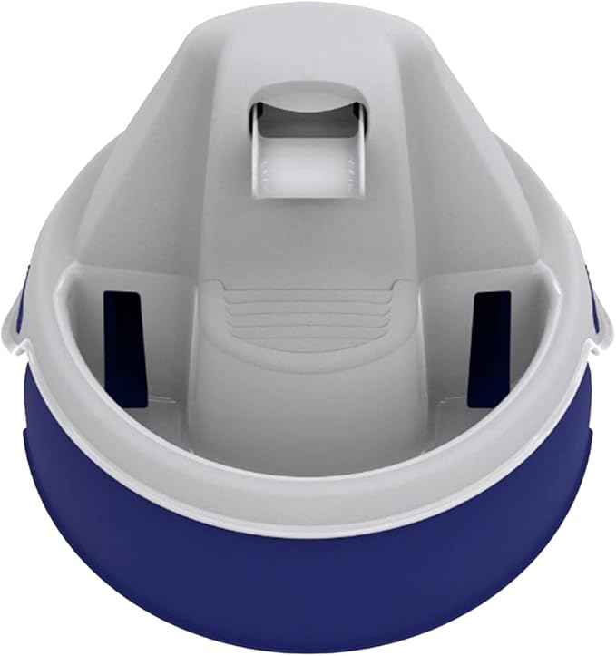 Aqua Flow Premium Pet Water Fountain - Automatic Dispenser Drinking Bowl for Cats and Dogs - Anti-Hair Drainage System - Replaceable Filters - Ideal for Multiple Pets - 52 up to 120 fl oz