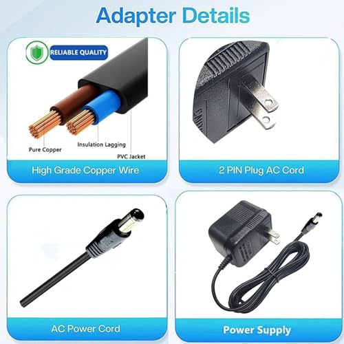 12V AC Adapter Compatible with PetSafe Drinkwell 360 Water Fountain