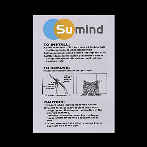 30 Pack Nylon Lint Trap Washing Machine Fabric Mesh