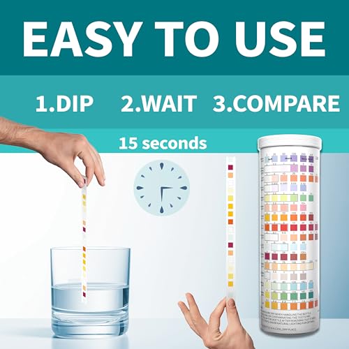 22 in 1 Drinking Water Test Kit 130 Strips (130 Count)