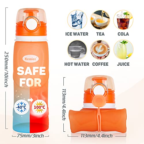 Collapsible Silicone Water Bottles