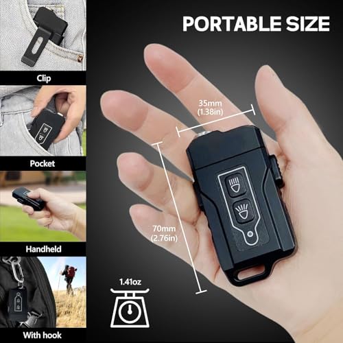Flashlight Rechargeable with 365nm UV Black Light and White Light
