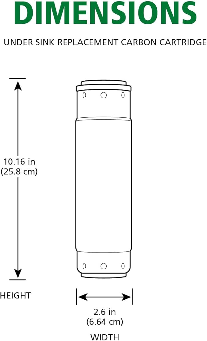 AO Smith AO-MF-B-R Under Sink Water Filter Replacement - NSF Certified