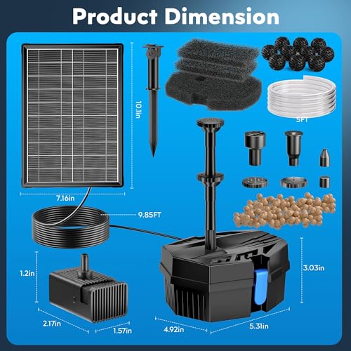 Solar Pond Filter for Small Pond