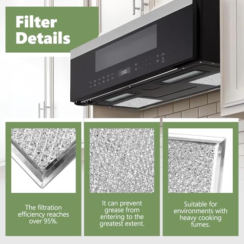Aluminum Mesh Range Hood Grease Filter Replaces for Columbus Industries for PT10 H838