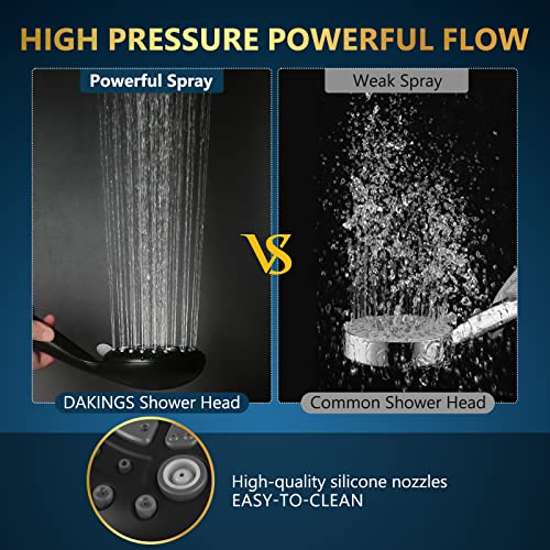 6 Spray Modes High Pressure Handheld Showerhead Set Upgraded