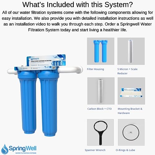 SpringWell Whole House Water Filter Cartridge System