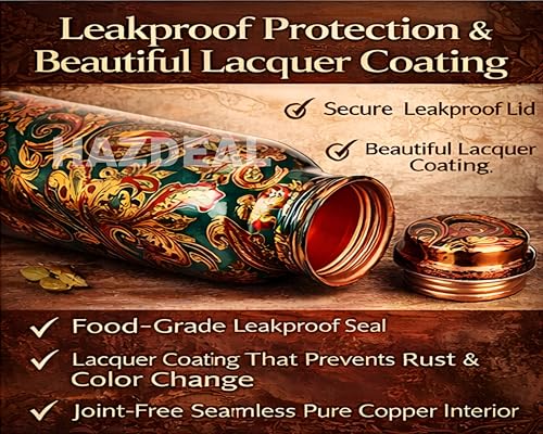 Copper Water Bottle 1 Liter