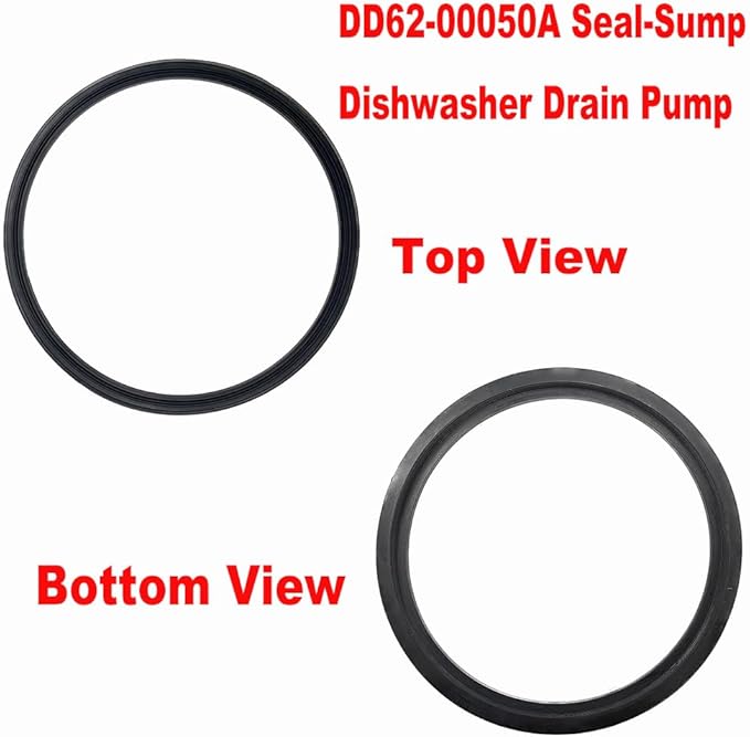 Upgrade DD62-00050A For Samsung Dishwasher Seal Sump Gasket For Assy-Sump, High Quality Rubber Compatible With Samsung Dishwasher DW80R5060US,DW80J3020US,DMT800RHS etc