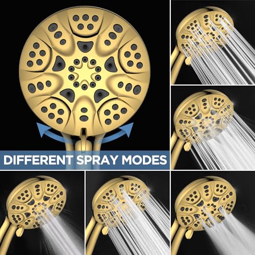 6 Mode High Pressure Handheld Shower Head Set