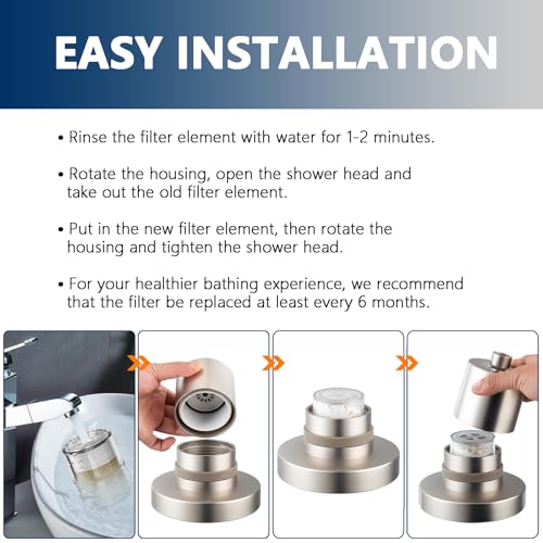 Shower Filter for JOLIE Shower Head Filter Replacement Cartridge