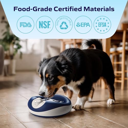 Mini Portable Filtered Water Bowl for Cats & Small Dogs