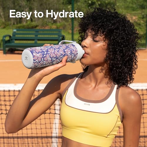 Insulated Water Bottle with Straw Stainless Steel Water Bottle
