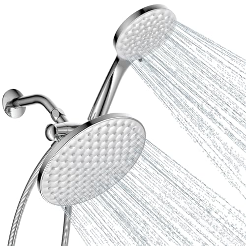 Dual Shower Head with Handheld Combo (7 Count)