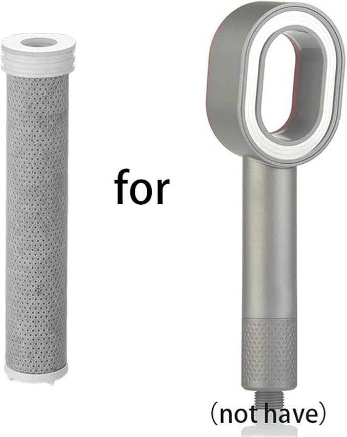 Replacement Shower Head Carbon Fiber Filter Set Water Purification Remove Chlorine/Fluoride/Hard Water For Shower Water Cleaning(2 PCS)