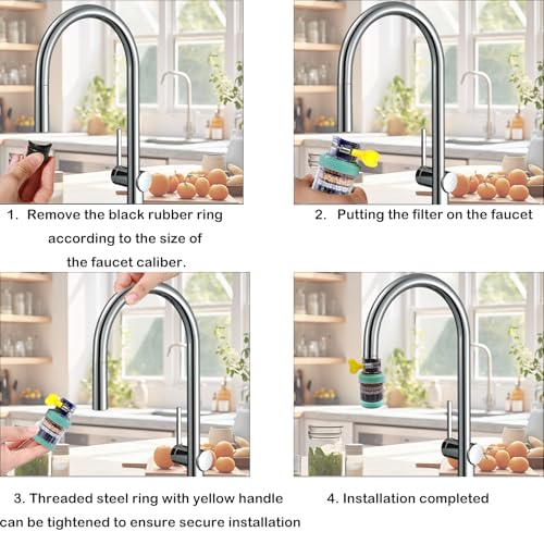 3 Pack Faucet Mount Filters