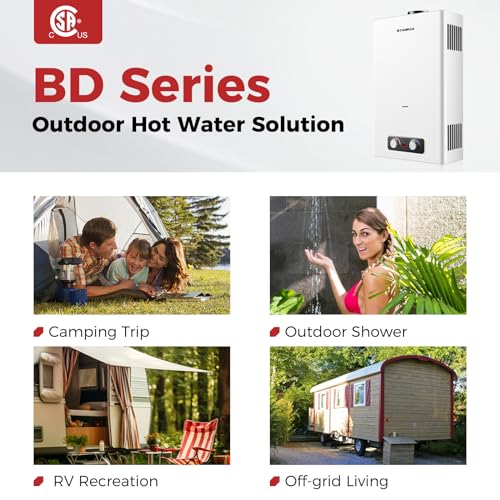 CAMPLUX 4.22 GPM Tankless Water Heater Propane